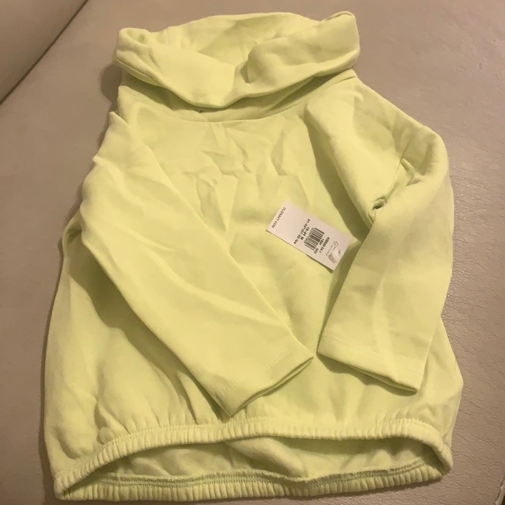 Girls long sleeve wide neck sweater 18- 24 mo